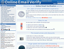 Tablet Screenshot of email-verify.my-addr.com