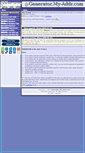 Mobile Screenshot of generator.my-addr.com