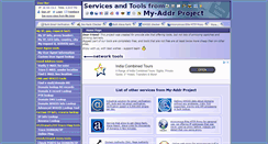 Desktop Screenshot of my-addr.com